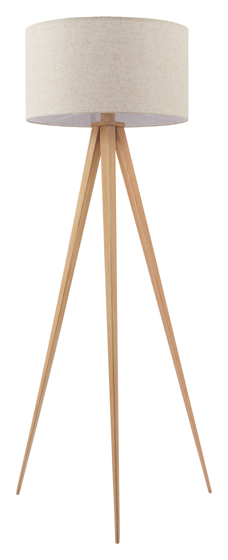 Imperial Beige & Natural Floor Lamp by Zuomod at Eve Furniture