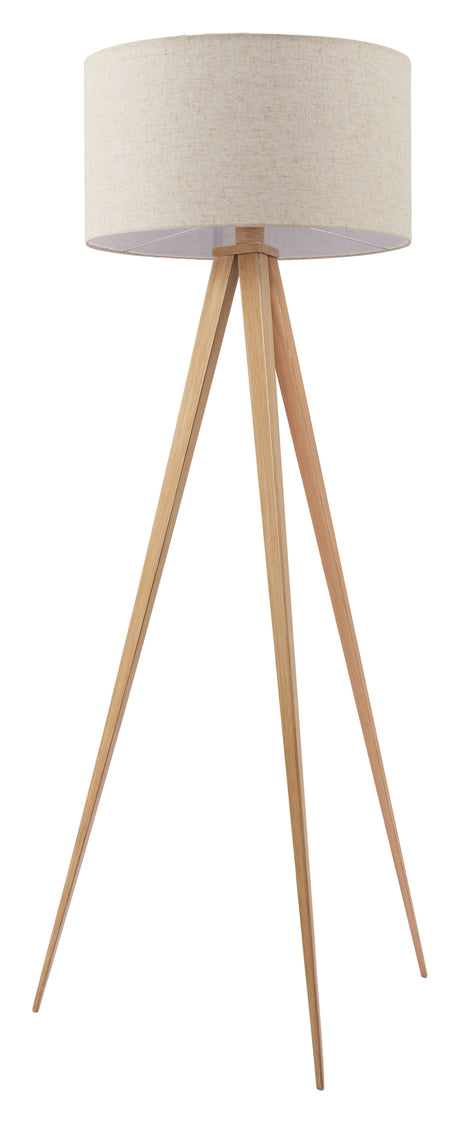 Imperial Beige & Natural Floor Lamp by Zuomod at Eve Furniture