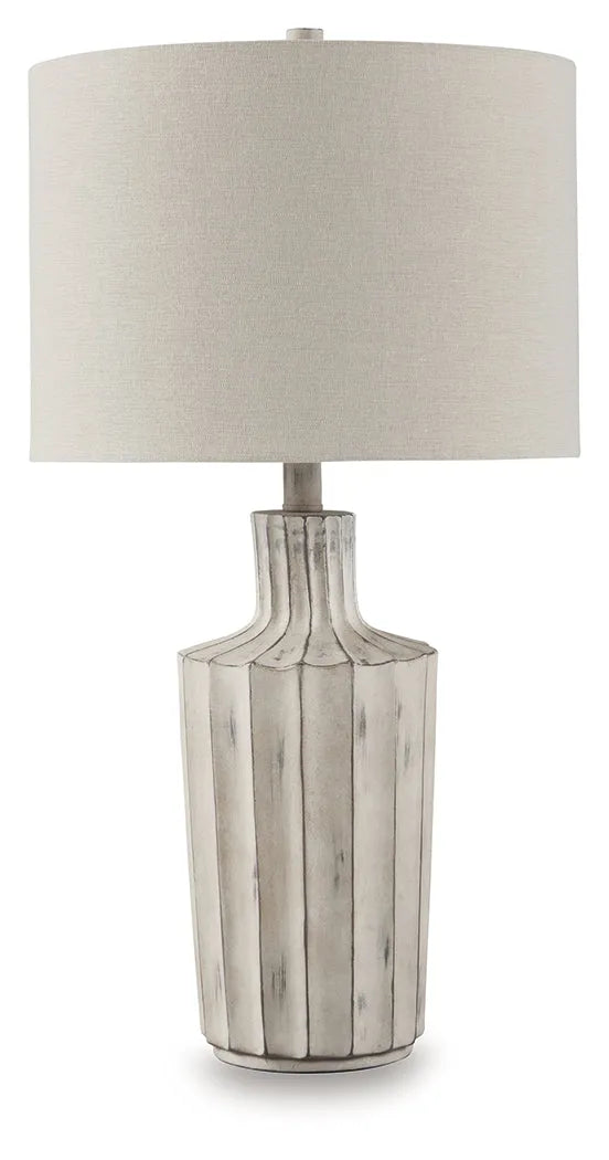 Imre Distressed Brown Table Lamp by Ashley at Eve Furniture