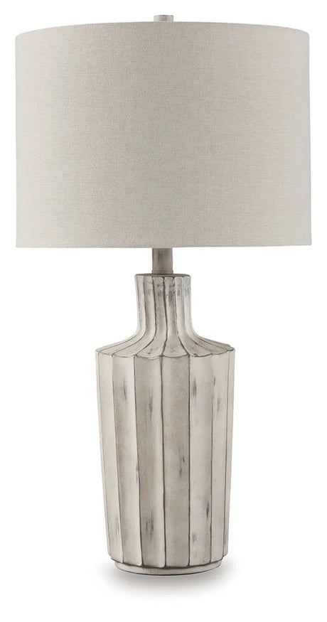 Imre Distressed Brown Table Lamp by Ashley at Eve Furniture