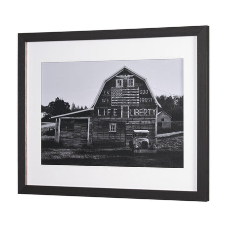 In God We Trust by David Reams a Hand Embellished Framed Photo Art Print Matted under Glass by Mercana at Eve Furniture