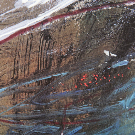 In The Middle I by Natasha Barnes a Hand Embellished Textured Framed Art Print Matted under Glass by Mercana at Eve Furniture