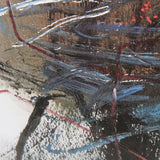 In The Middle I by Natasha Barnes a Hand Embellished Textured Framed Art Print Matted under Glass by Mercana at Eve Furniture
