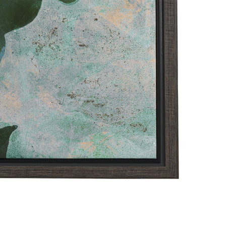 In The Moment by Liz St. Andre Hand-Embellished Textured Framed Canvas Artwork by Mercana at Eve Furniture