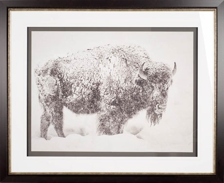 In The Storm by WINK GAINES a Hand Embellished Textured Framed Art Photograph Matted under Glass by Mercana at Eve Furniture