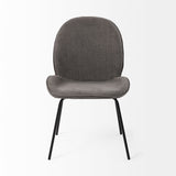 Inala Grey Seat Metal Frame Dining Chair, Set of 2 by Mercana at Eve Furniture