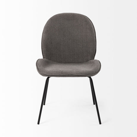 Inala Grey Seat Metal Frame Dining Chair, Set of 2 by Mercana at Eve Furniture