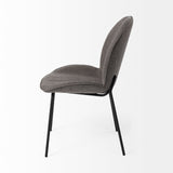 Inala Grey Seat Metal Frame Dining Chair, Set of 2 by Mercana at Eve Furniture