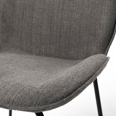 Inala Grey Seat Metal Frame Dining Chair, Set of 2 by Mercana at Eve Furniture