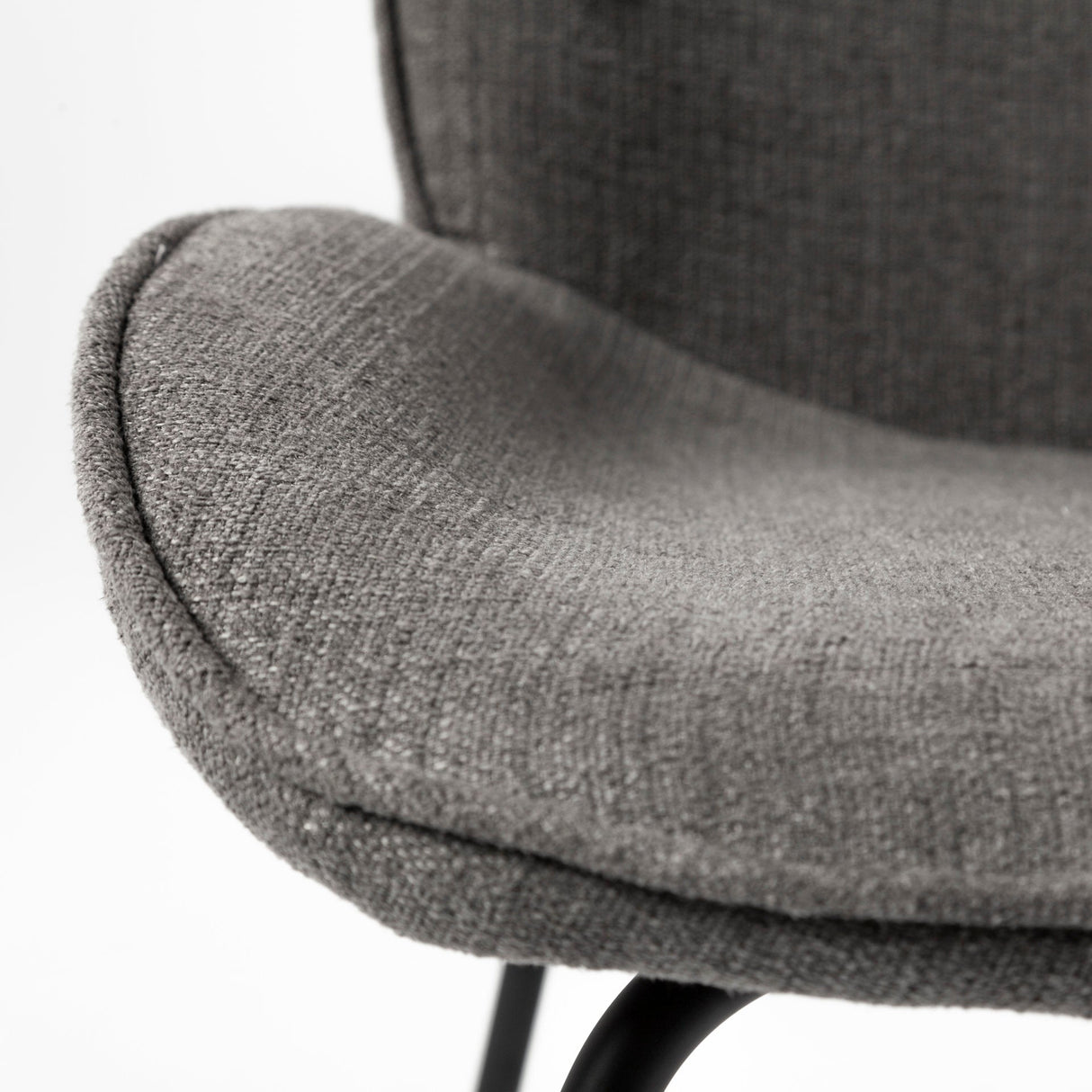 Inala Grey Seat Metal Frame Dining Chair, Set of 2 by Mercana at Eve Furniture
