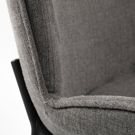 Inala Grey Seat Metal Frame Dining Chair, Set of 2 by Mercana at Eve Furniture