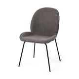Inala Grey Seat Metal Frame Dining Chair, Set of 2 by Mercana at Eve Furniture