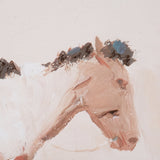 Indian Rider by LaVerne Nelson Black Hand-Embellished Textured Framed Canvas Artwork by Mercana at Eve Furniture