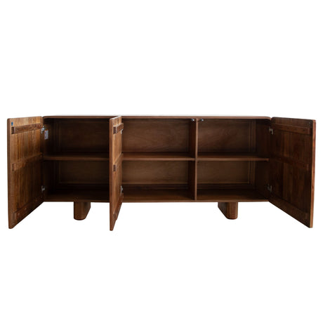 Indigo Honey Wood Sideboard by Diamond Sofa at Eve Furniture