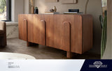 Indigo Honey Wood Sideboard by Diamond Sofa at Eve Furniture