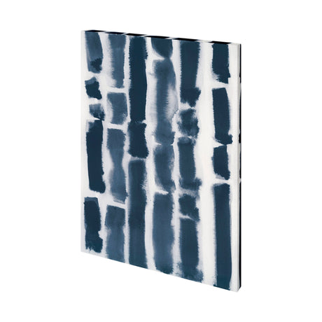 Indigo Lines I by Mercana Studio a Hand Embellished Textured Canvas by Mercana at Eve Furniture