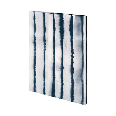 Indigo Lines II by Mercana Studio a Hand Embellished Textured Canvas by Mercana at Eve Furniture