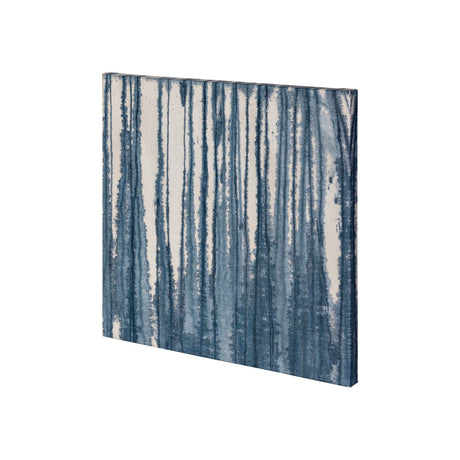 Indigo Muse Abstract by Mercana Studio a Hand Embellished Textured Canvas by Mercana at Eve Furniture