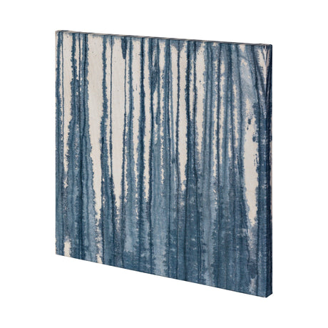 Indigo Muse Abstract by Mercana Studio a Hand Embellished Textured Canvas by Mercana at Eve Furniture