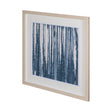 Indigo Muse I by Renee Stramel a Hand Embellished Framed Art Print Matted under Glass by Mercana at Eve Furniture