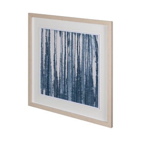 Indigo Muse I by Renee Stramel a Hand Embellished Framed Art Print Matted under Glass by Mercana at Eve Furniture