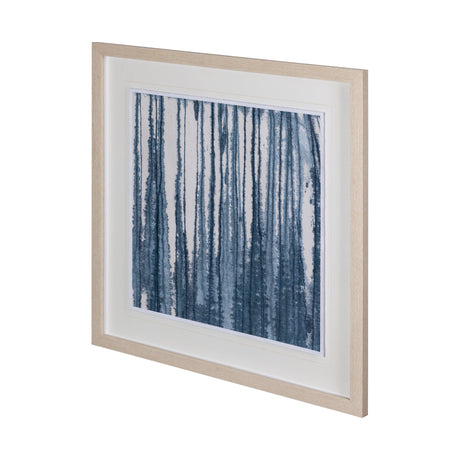 Indigo Muse I by Renee Stramel a Hand Embellished Framed Art Print Matted under Glass by Mercana at Eve Furniture