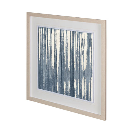 Indigo Muse II by Renee Stramel a Hand Embellished Framed Art Print Matted under Glass by Mercana at Eve Furniture