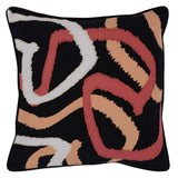 Indoor/Outdoor Atlas Black Multi Throw Pillow (Set of 2) by Classic Home at Eve Furniture