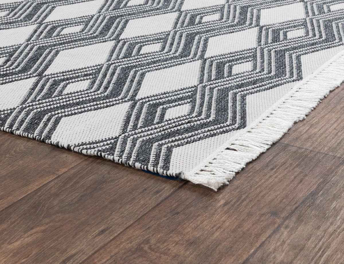 Indoor/Outdoor Banning Charcoal Rug by Classic Home at Eve Furniture