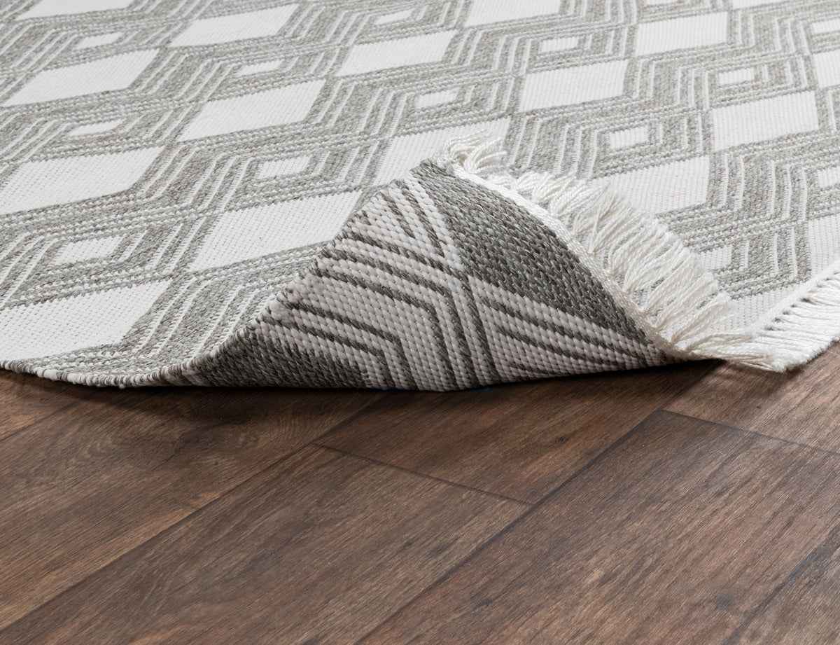 Indoor/Outdoor Banning Pebble Gray Rug by Classic Home at Eve Furniture