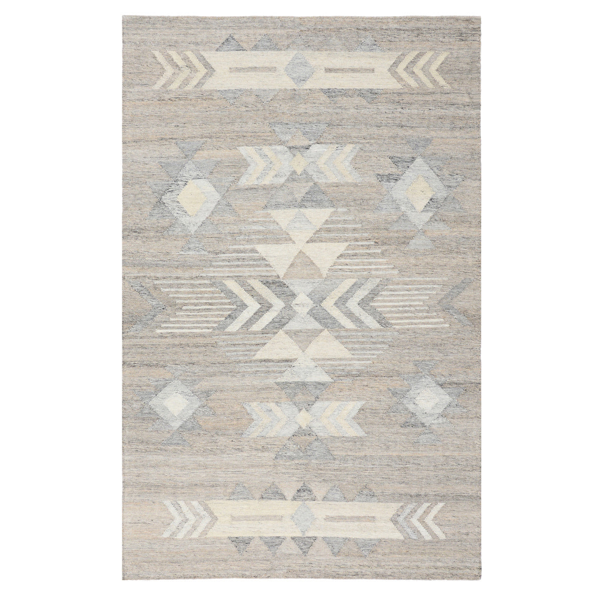 Indoor/Outdoor Caravan Gray Multi Rug by Classic Home at Eve Furniture