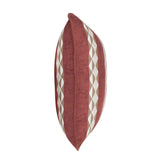 Indoor/Outdoor Delray Clay Red Throw Pillow (Set of 2) by Classic Home at Eve Furniture