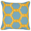 Indoor/Outdoor Gaines Yellow/Blue Throw Pillow (Set of 2) by Classic Home at Eve Furniture