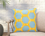 Indoor/Outdoor Gaines Yellow/Blue Throw Pillow (Set of 2) by Classic Home at Eve Furniture