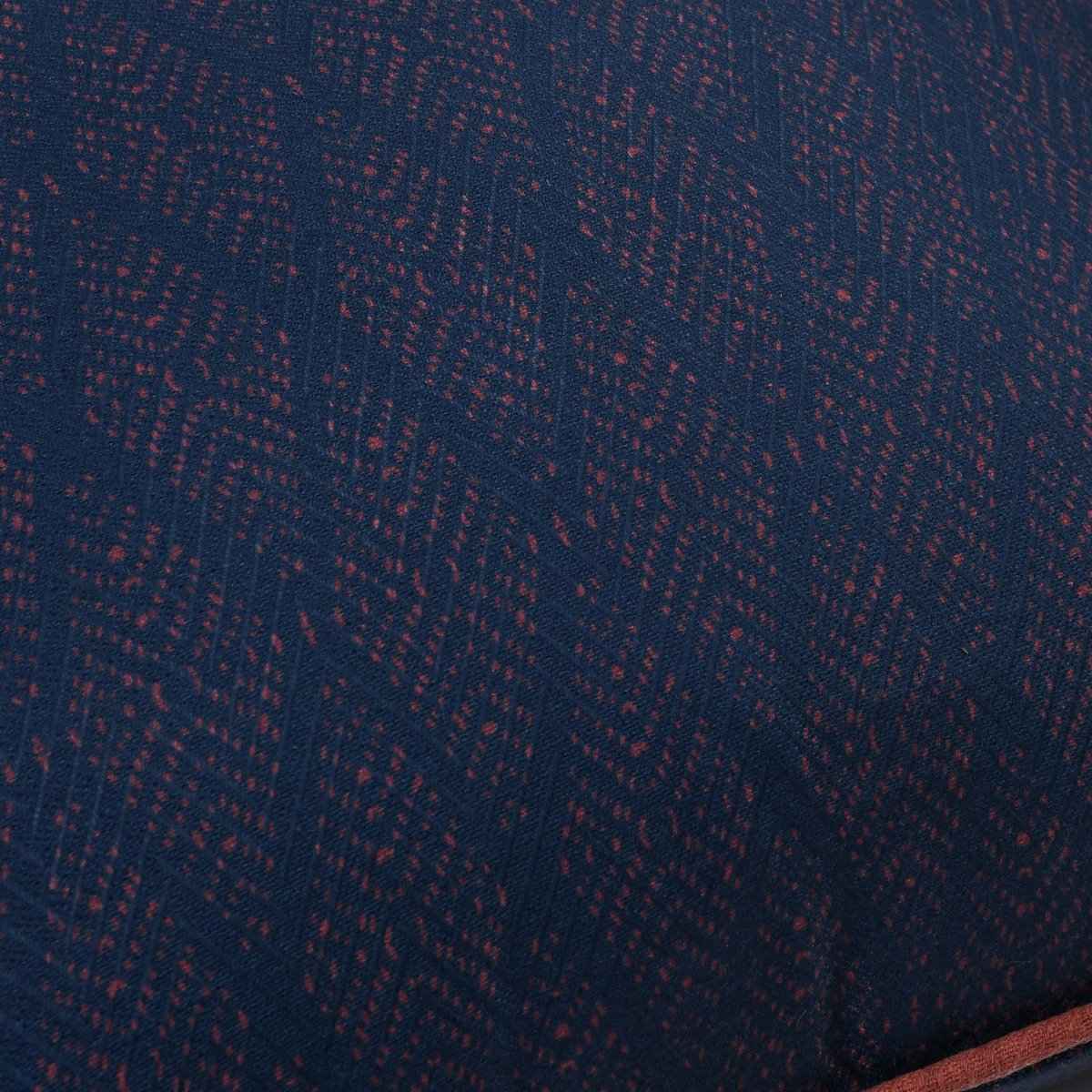 Indoor/Outdoor Gulf Dark Blue/Red Throw Pillow (Set of 2) by Classic Home at Eve Furniture