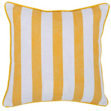 Indoor/Outdoor Milton Yellow 22x22 Throw Pillow (Set of 2) by Classic Home at Eve Furniture