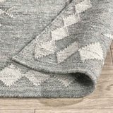 Indoor/Outdoor Oasis Gray Multi Rug by Classic Home at Eve Furniture