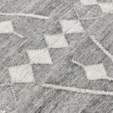 Indoor/Outdoor Oasis Gray Multi Rug by Classic Home at Eve Furniture