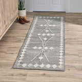 Indoor/Outdoor Oasis Gray Multi Rug by Classic Home at Eve Furniture