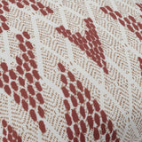 Indoor/Outdoor Sanibel Natural/Clay Red Throw Pillow (Set of 2) by Classic Home at Eve Furniture