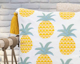 Indoor/Outdoor Sonoma Yellow Multi Throw Pillow (Set of 2) by Classic Home at Eve Furniture