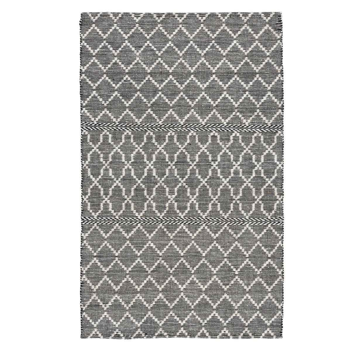 Indoor/Outdoor Sonora Black/Ivory Rug by Classic Home at Eve Furniture