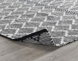 Indoor/Outdoor Sonora Black/Ivory Rug by Classic Home at Eve Furniture