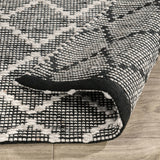 Indoor/Outdoor Sonora Black/Ivory Rug by Classic Home at Eve Furniture