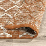Indoor/Outdoor Sonora Terracotta/Ivory Rug by Classic Home at Eve Furniture
