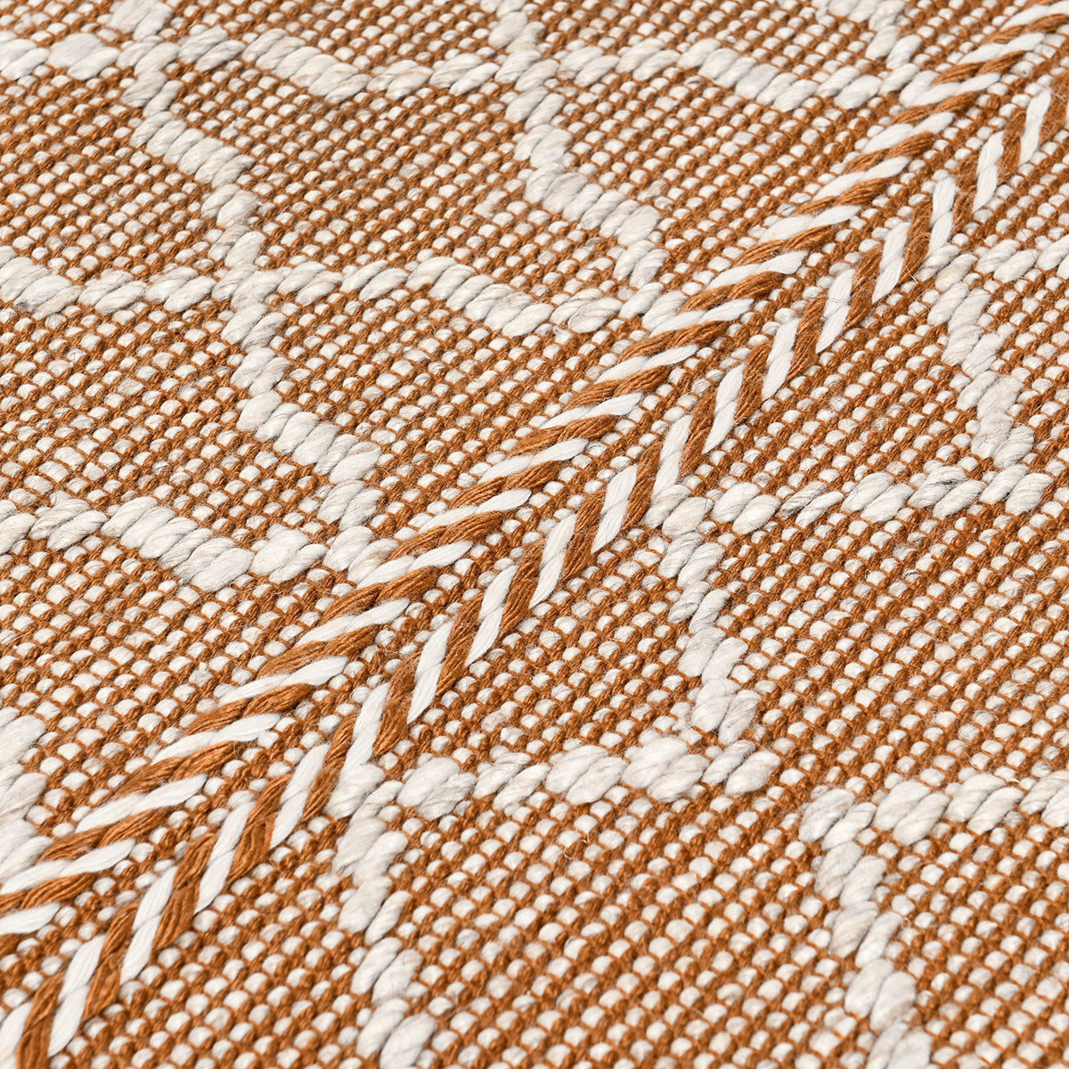 Indoor/Outdoor Sonora Terracotta/Ivory Rug by Classic Home at Eve Furniture