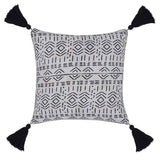 Indoor/Outdoor Zambia Natural 22x22 Throw Pillow (Set of 2) by Classic Home at Eve Furniture