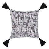 Indoor/Outdoor Zambia Natural 22x22 Throw Pillow (Set of 2) by Classic Home at Eve Furniture