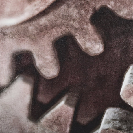 Industrial Collect - Cog by Michael Banks a Hand Embellished Textured Framed Photo Art Print by Mercana at Eve Furniture