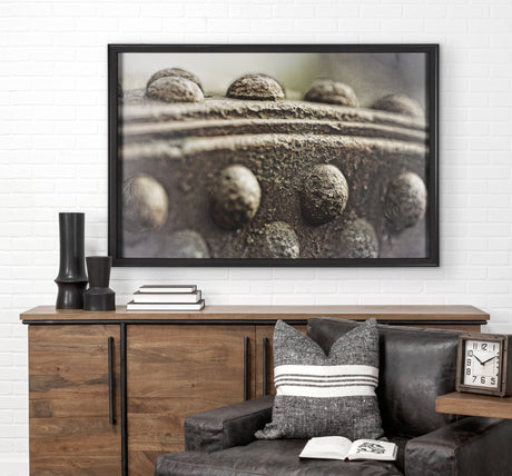 Industrial Collect - Join by Michael Banks a Hand Embellished Textured Framed Photo Art Print by Mercana at Eve Furniture